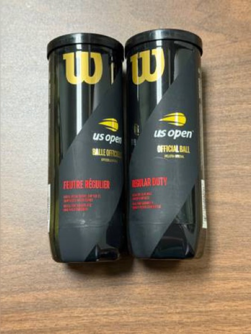 Wilson U.S. Open Official Tennis Balls (2-pack, 6 Balls) [Brand New]